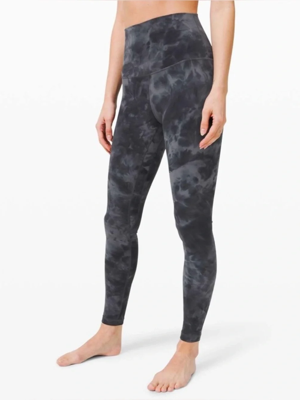 Lululemon Align high rise  pant 25”   Diamond dye  graphite gray size 6